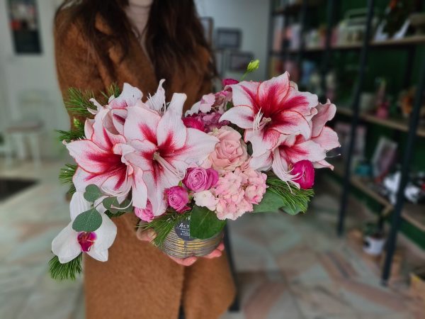 aranjament amaryllis