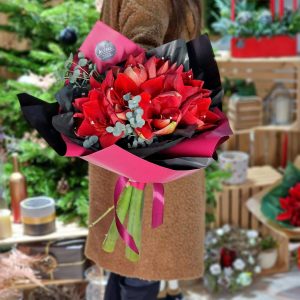 Buchet Red Amaryllis