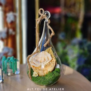 Aranjament ball Crem