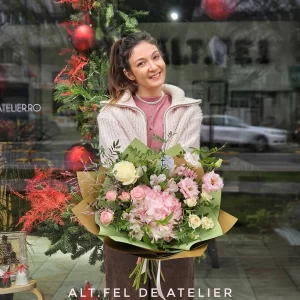 Buchet Winter Soft Pastel